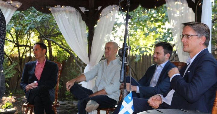 Course à la chefferie du PQ : les quatre candidats de passage dans Lanaudière