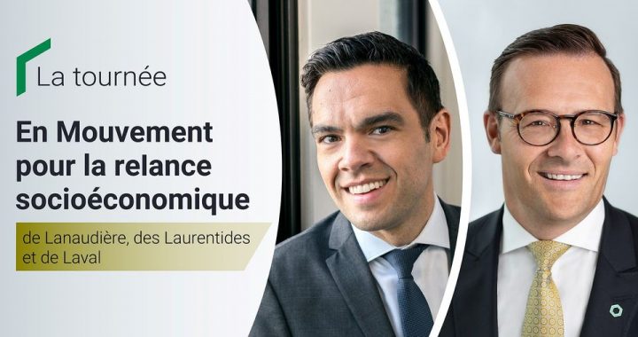 Desjardins et la FCCQ poursuivent dans les régions de Laval, des Laurentides et de Lanaudière la tournée virtuelle En Mouvement pour la relance socioéconomique du Québec