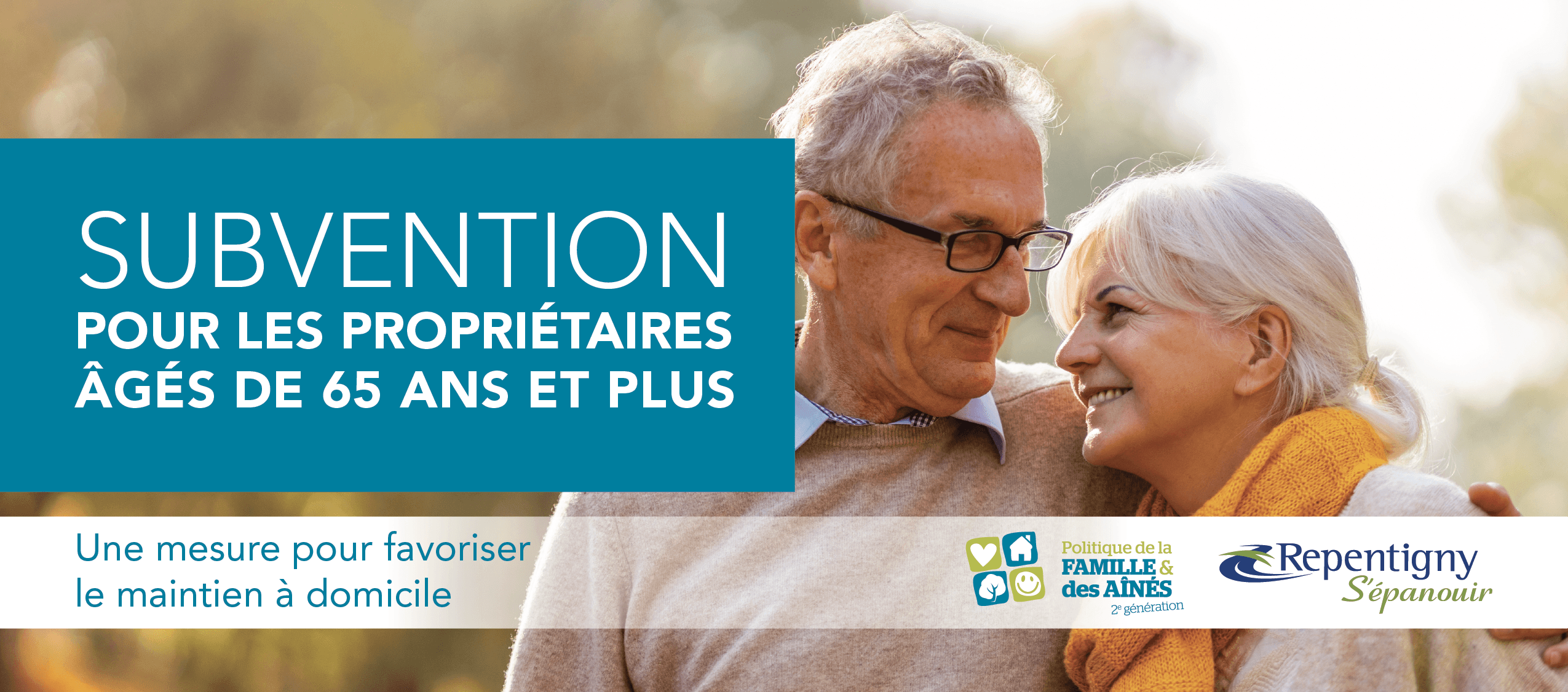 Subvention pour le maintien à domicile des aînés à Repentigny
